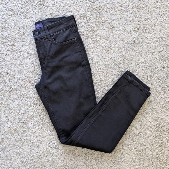 NYDJ Clarissa Skinny Ankle Denim, Black, 2 - Picture 10 of 12